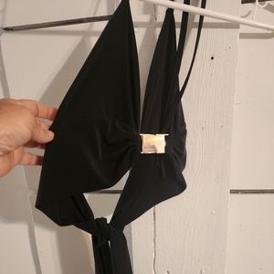 Size 4 black haulter top